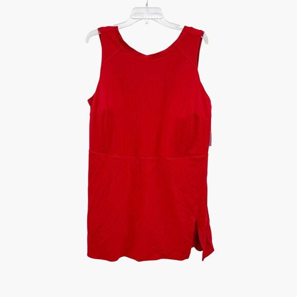 NEW JoyLab Game Day High Neck Low Back Active Dress - Red - Size 2X - Picture 4 of 10